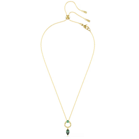 SWAROVSKI -  Collana con Pendente Mesmera Taglio misto, Verde, Placcato color oro 2