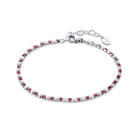 BRAND   Bracciale Tennis Classico Colore Alternato Donna