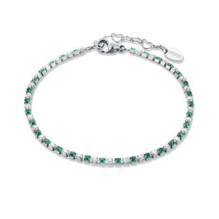 BRAND   Bracciale Tennis Classico Colore Alternato Donna