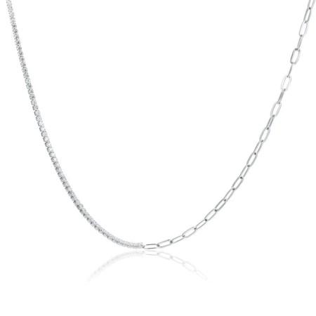 BRAND  COLLANA TENNIS CON CATENA FREEDOM