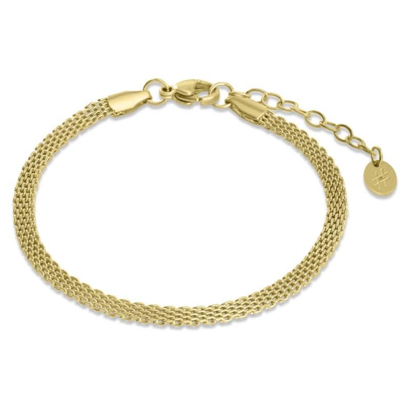 BRAND   Bracciale Catena Mesh pvd oro