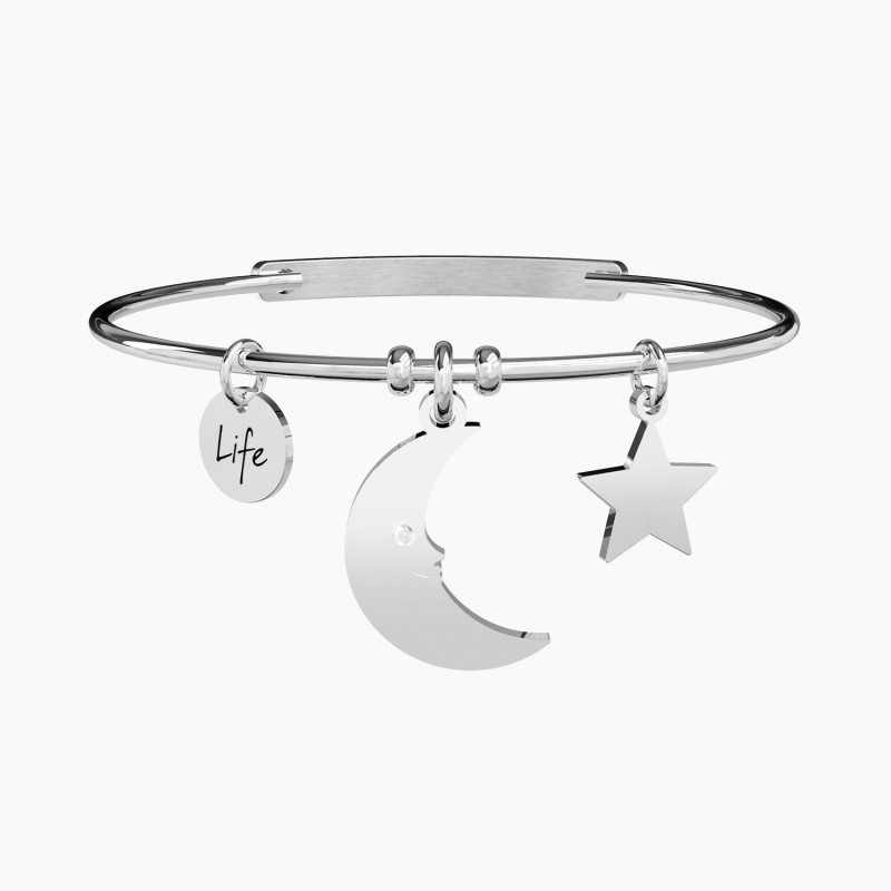 KIDULT Bracciale con ciondoli luna e stella Luna | sogni