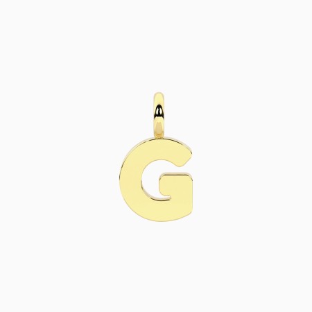 Kidult - Pendente dorato con lettera g Iniziale