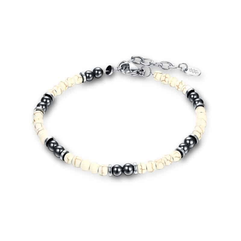 BRAND  Bracciale Uomo Pietre e Ematite