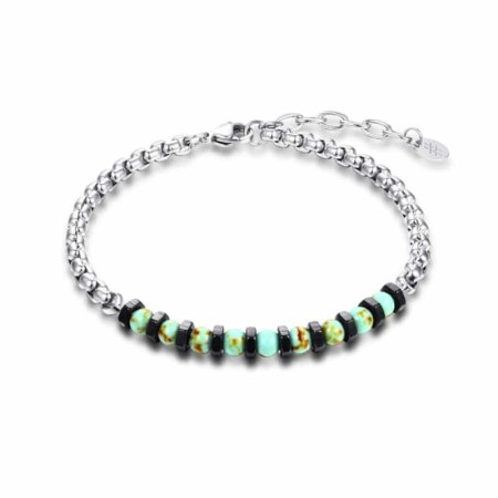 BRAND  Bracciale Uomo Pietre e Bulloni