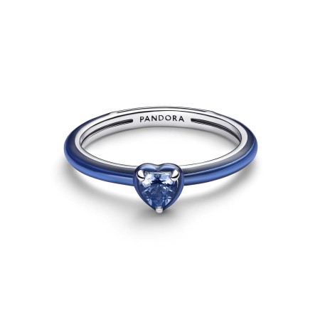 Pandora - Anello Blu Chakra Heart Pandora ME Argento Sterling 925 2