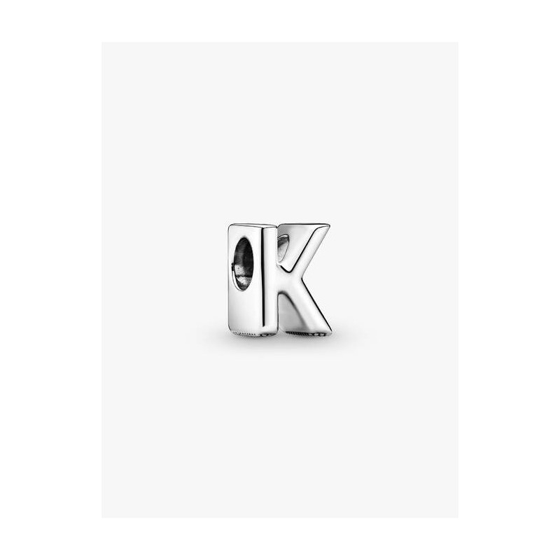 PANDORA   Charm Lettera K Argento