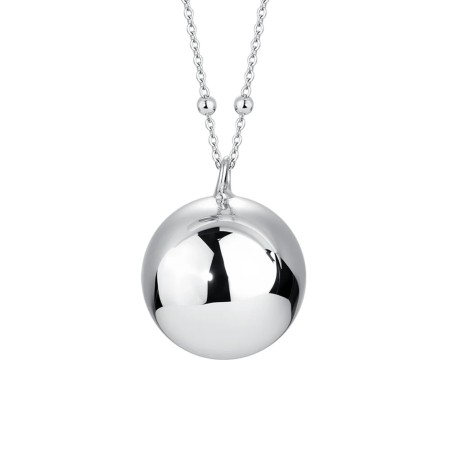 LUCA BARRA  -  COLLANA DONNA CHIAMA ANGELI IN ACCIAIO, CIONDOLO IN METALLO