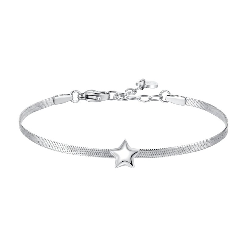 LUCA BARRA   -   BRACCIALE DONNA IN ACCIAIO CON STELLA
