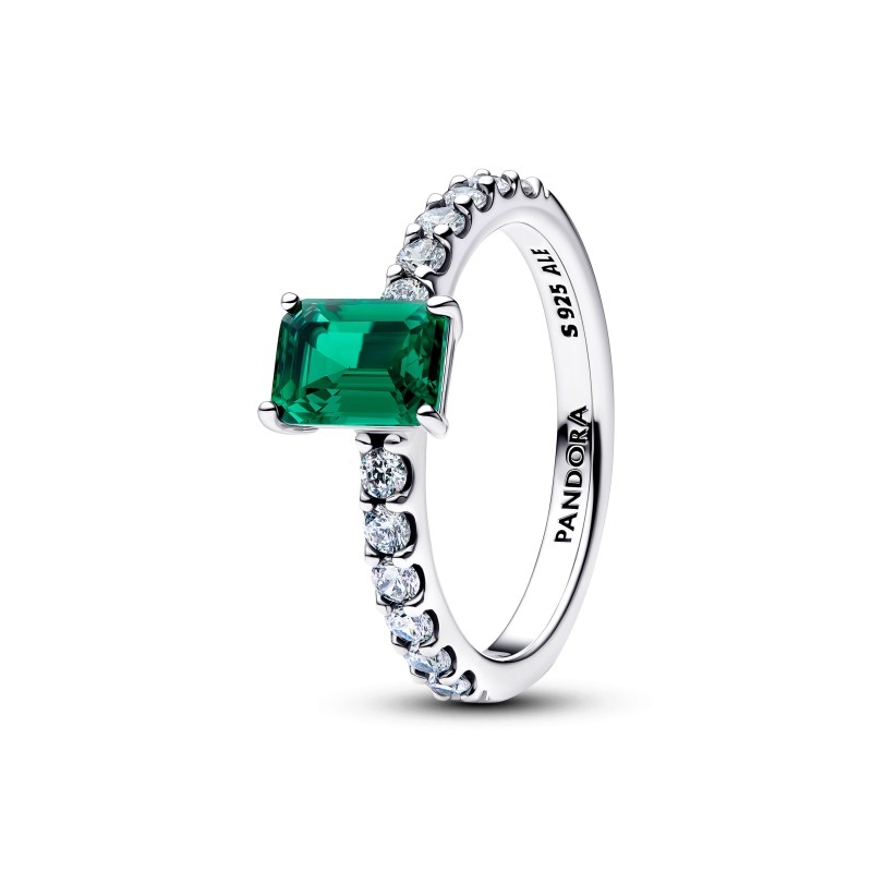 Acquista ora Pandora   Anello Cuore in Rilievo Blu | Alba Gioielli