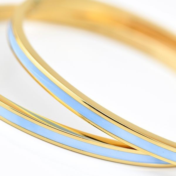 Acquista ora Boccadamo -  Bracciale cerchi placcato oro rosa con cristalli crystal, denim blue e golden | Alba Gioielli
