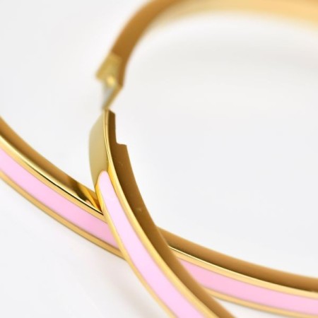 Acquista ora Boccadamo -  Bracciale cerchi placcato oro rosa con cristalli crystal, denim blue e golden | Alba Gioielli 2