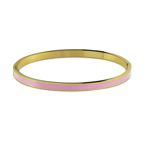Acquista ora Boccadamo -  Bracciale cerchi placcato oro rosa con cristalli crystal, denim blue e golden | Alba Gioielli