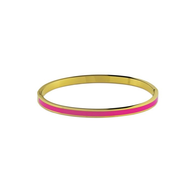 Acquista ora Boccadamo -  Bracciale cerchi placcato oro rosa con cristalli crystal, denim blue e golden | Alba Gioielli