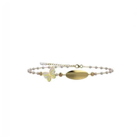 Acquista ora Nanãn   Bracciale Cuori Rosa Argento | Alba Gioielli