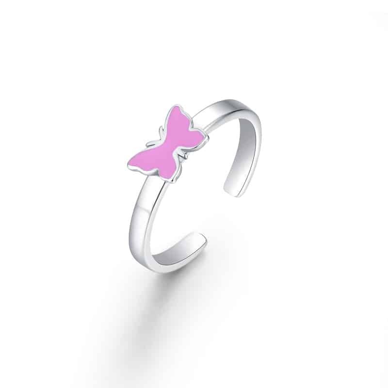 Acquista ora BRAND  Anello Fedina Mezzo Cuore Smalto Nero | Alba Gioielli