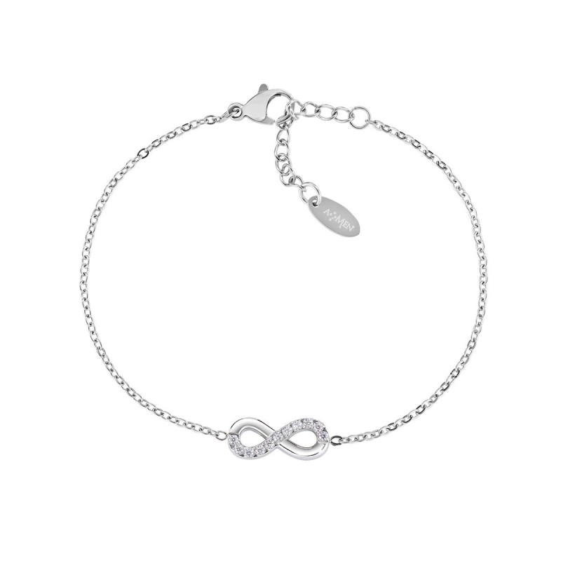 Acquista ora Amen -  Bracciale Emotion Dorato con Cuore Pendente | Alba Gioielli