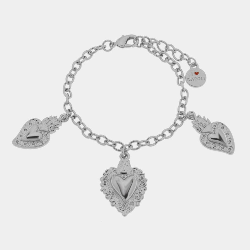 BySimon  -  Bracciale in Metallo cuore sacro