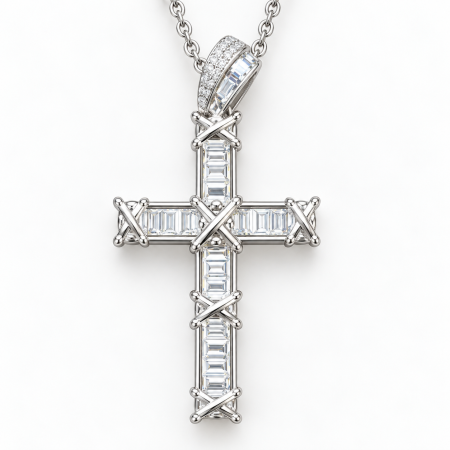 copia di Alba Bijoux – Collana Croce Icona white 2