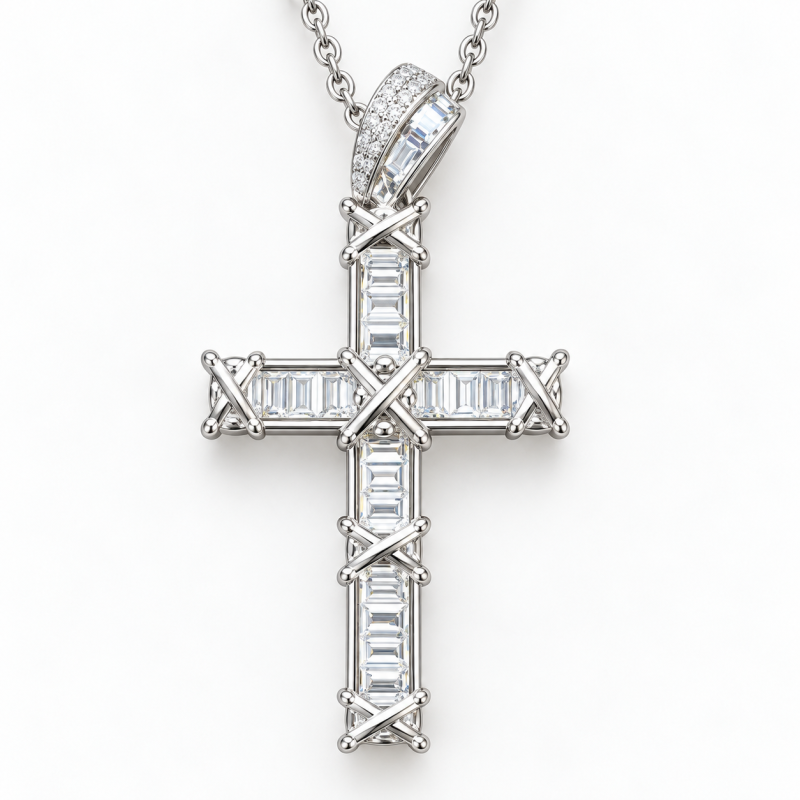copia di Alba Bijoux – Collana Croce Icona white