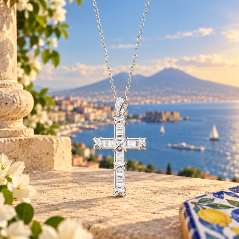 copia di Alba Bijoux – Collana Croce Icona white