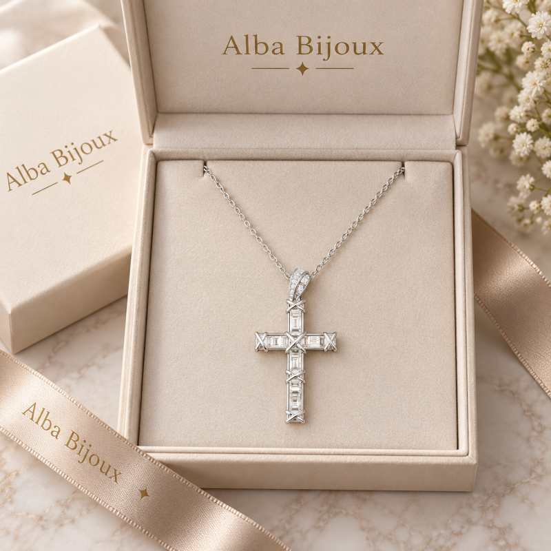 copia di Alba Bijoux – Collana Croce Icona white