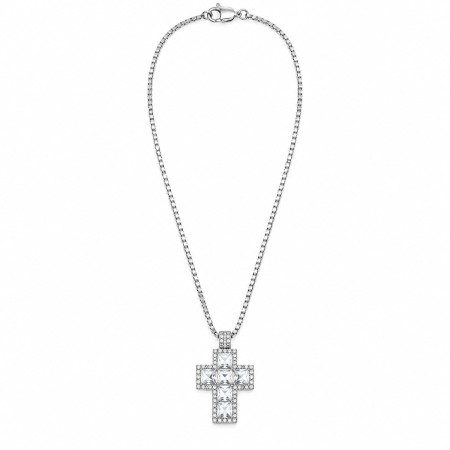 Alba Bijoux – Collana Croce Pixel