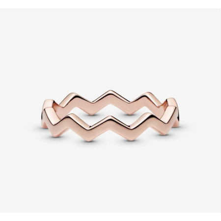 Pandora Anello Zigzag lucido rosè 2